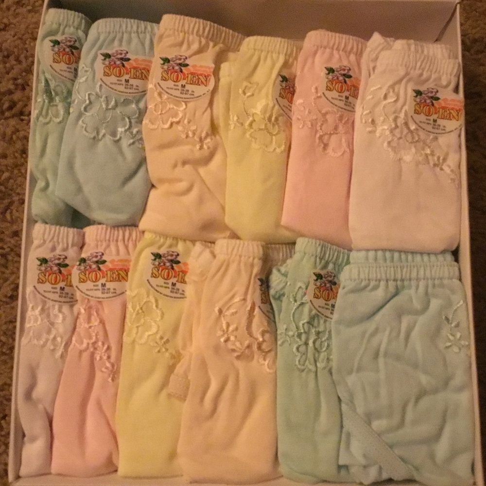 SOEN Bikini Panties embroidered  S/M/L/XL/2XL